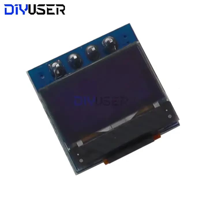 DIYUSER - Module d'affichage OLED 0,49 pouces, écran blanc 0,49 pouces, 64x32, interface I2C IIC, pilote SSD1306, AVR STM32