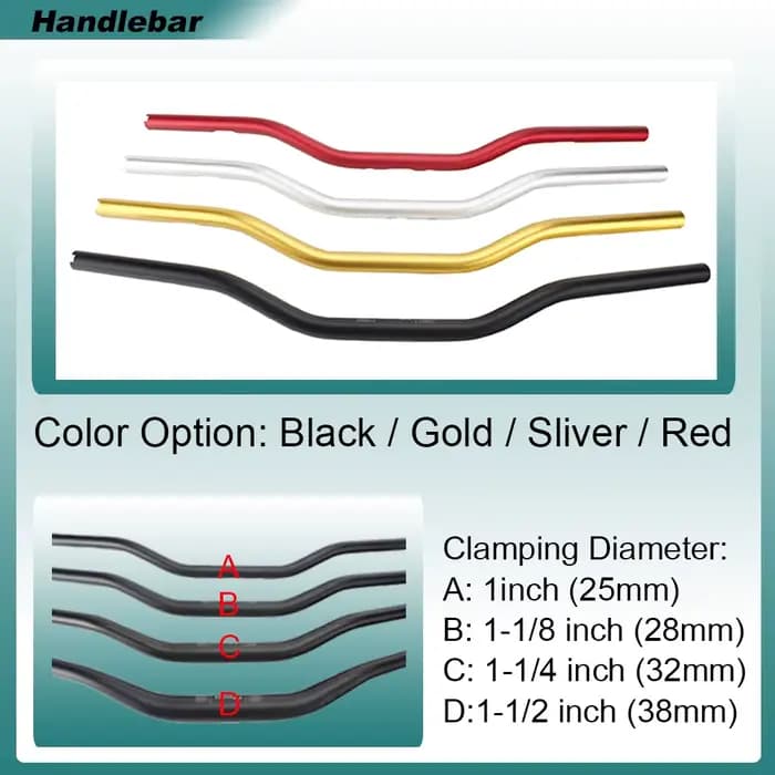 Barres de moto interdites de style club, guidon 1 ", 28mm, 32mm, 38mm, barre grasse pour Harley ocia Street Bob Low Rider S 7332"