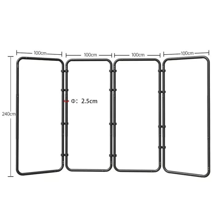 Écran vert graphite x 4m