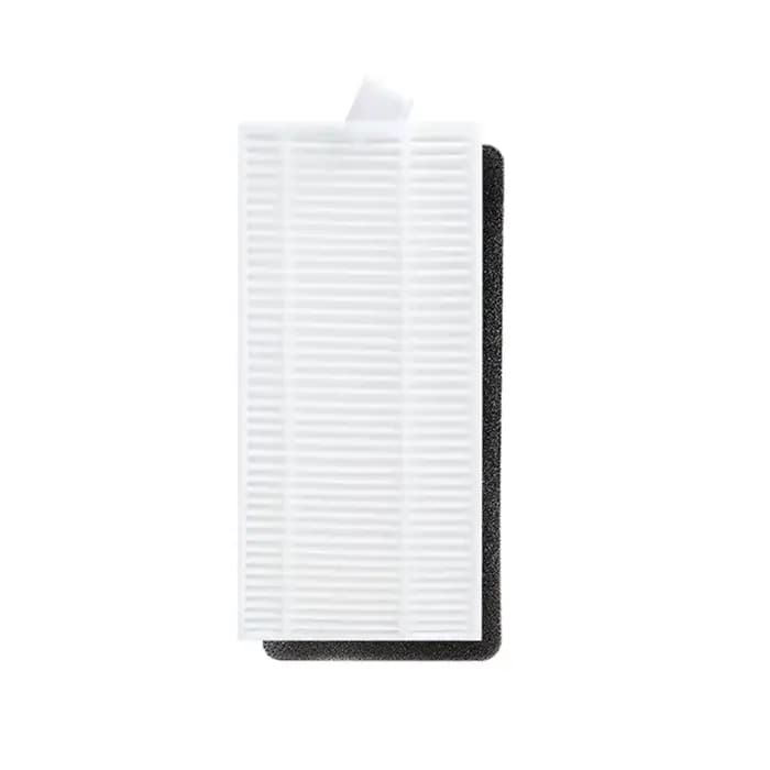 Kit d'accessoires compatible avec ABIR R30 Aspirateur Robot Brosse latérale Filtre HEPA Chiffon de balai Sac à poussière Pièces de rechange