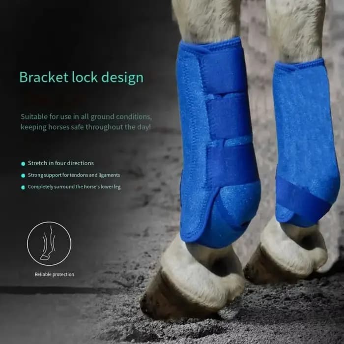 Protège-jambes professionnel réglable pour le saut, bottes de cheval, couvre-jambes, support, protection pour l'entraînement, accessoires équestres, 4 pièces