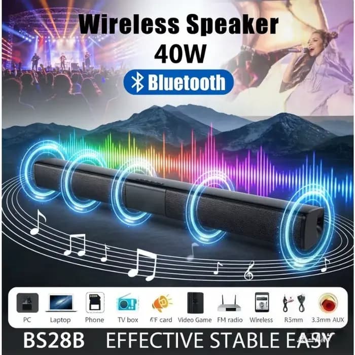 Haut-parleur Bluetooth sans fil puissant pour home cinéma