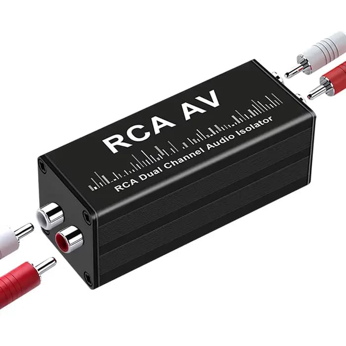 Isolateur de boucle d'audio RCA