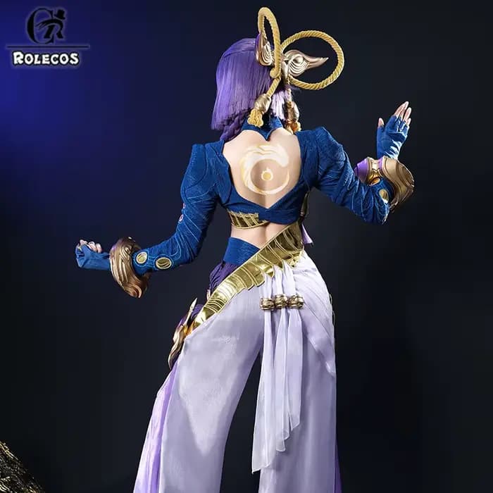 ROLECOS jeu LOL la foi incassée Yunara Cosplay Costume femmes Halloween fête jeu de rôle Costume LOL Yunara Cosplay tenues