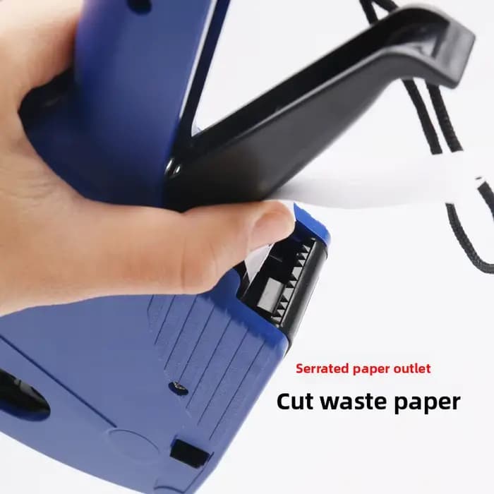 Pistolet d'étiquettes de prix numérique à 8 chiffres avec 1 rouleau d'étiquettes + 1 encre - Machine de marquage d'étiquettes portable pour la vente au détail et le supermarché