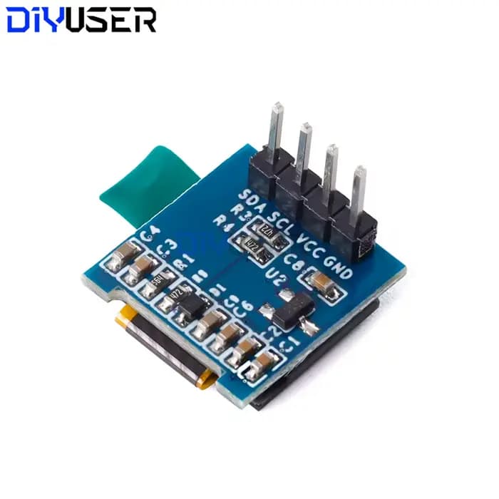 DIYUSER – Module d'affichage OLED LCD de 0.49 pouces, écran blanc de 0.49 pouces, Interface I2C IIC, pilote SSD1306 pour AVR STM32