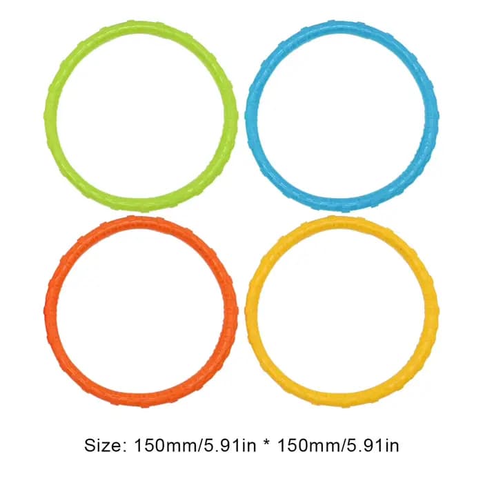 4 pièces été piscine plongée multicolore plongée sous-marine créatif dessin animé piscine coulant piscine accessoires