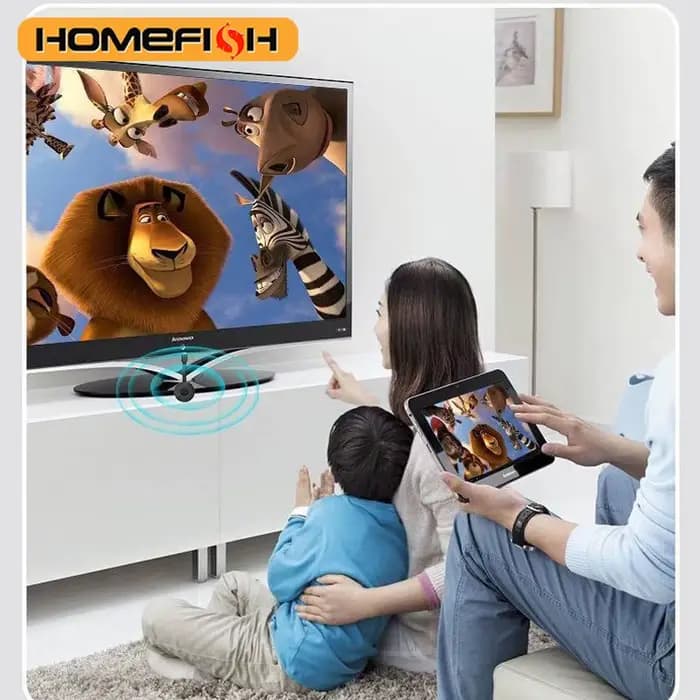 Projection HD sans fil multi-appareils : téléphone mobile connecté à la télévision