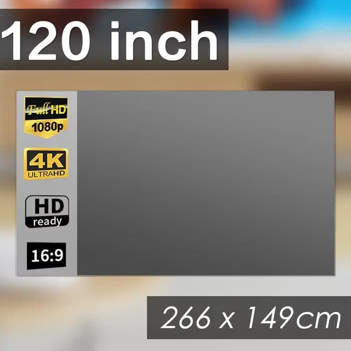 Écran de projecteur Portable 16:9