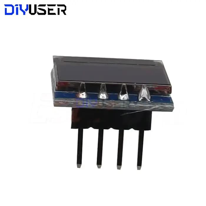 DIYUSER - Module d'affichage OLED 0,49 pouces, écran blanc 0,49 pouces, 64x32, interface I2C IIC, pilote SSD1306, AVR STM32