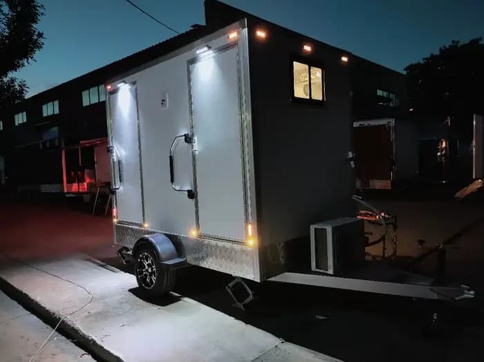Toilettes mobiles portables de qualité supérieure pour événements extérieurs, camping, vente en Floride, personnalisables