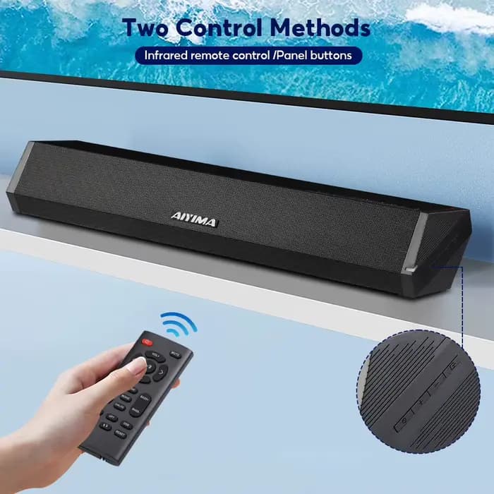 Barre de son audio S03D avec caisson de basses pour TV domestique