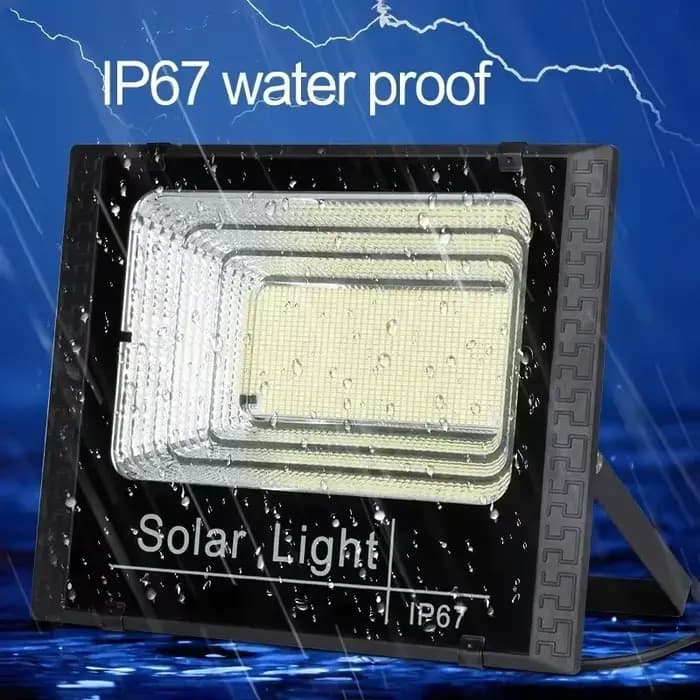 JVEE 30W 1000mAh projecteurs solaires télécommande alimenté projecteur extérieur étanche IP67 Villa lampadaire Angle réglable