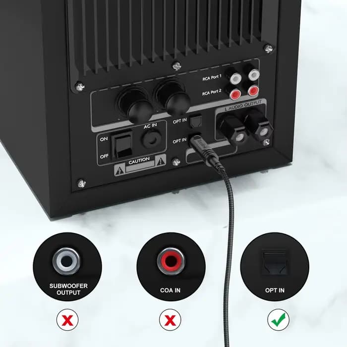 Câble Audio optique EMK