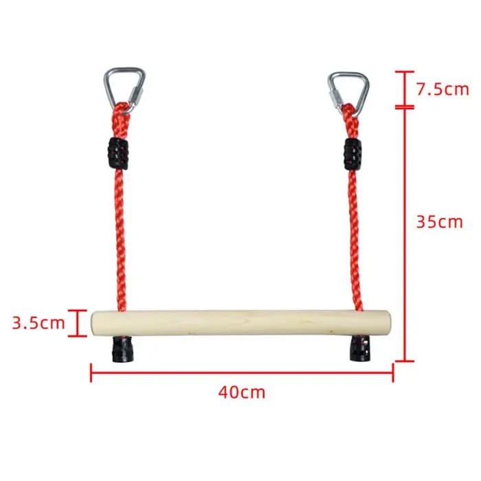 Barres de traction et de suspension pour enfants, barres de trapèze, équipement de balançoire pour aire de jeux, maison, jardin extérieur et gymnastique