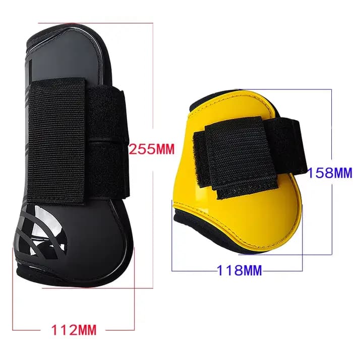 Protège-tibia cheval, fournitures d'équitation, bottes pour jambes avant et arrière, Leggings équins, protège-tendons cheval