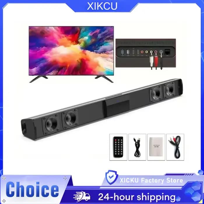 XIKCU barre de son haut-parleurs Bluetooth 5.3