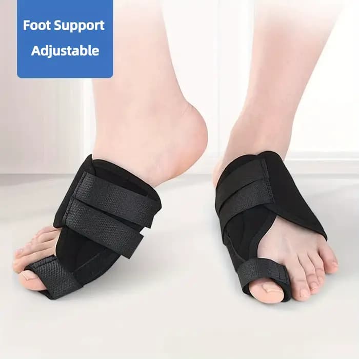 1 paire de séparateurs stabilisateurs réglables pour le gros orteil, support pour les pieds jour et nuit pour hommes et femmes, adapté à la main gauche et à la main droite
