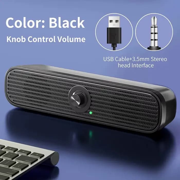 Barre de son portable filaire pour PC