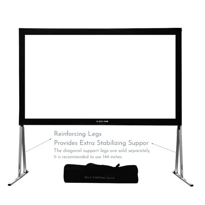 Écran de projecteur SCREEN PRO avec support 150 pouces 16:9 4K 1080 HD