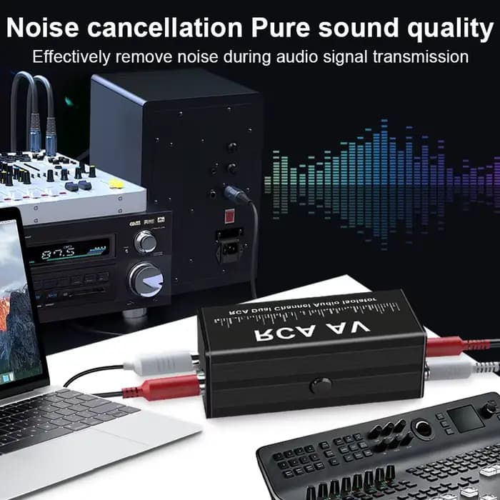 Isolateur de boucle d'audio RCA