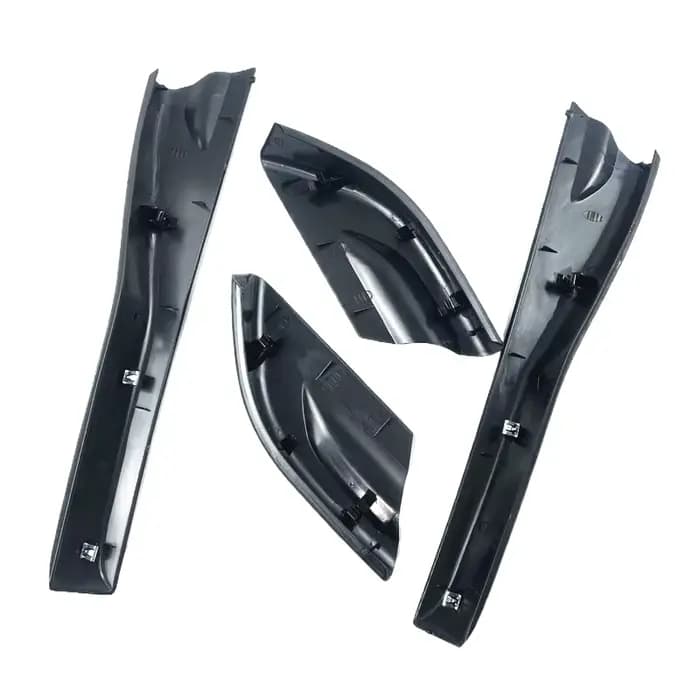 Couverture noire de Protection d'extrémité de Rail de barre de galerie de toit de voiture, couverture de galerie de toit de style de voiture pour Hyundai Tucson 2004 – 2008