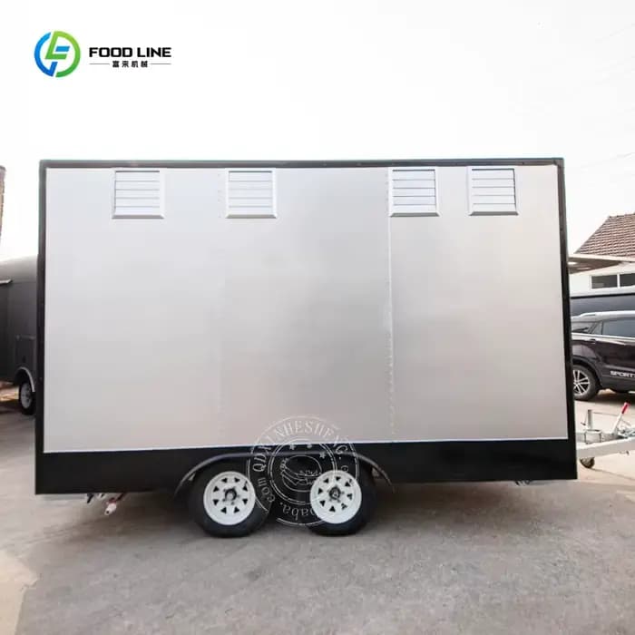 Remorque de concession cuisines mobiles modernes/remorque de caravane/camion de restauration pour les États-Unis