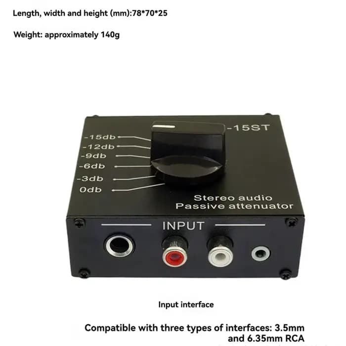 Atténuateur Audio Passif