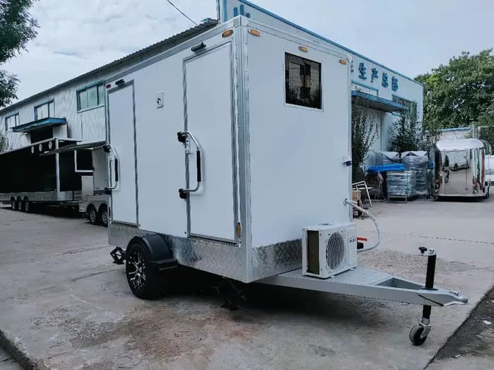 Toilettes mobiles portables de qualité supérieure pour événements extérieurs, camping, vente en Floride, personnalisables