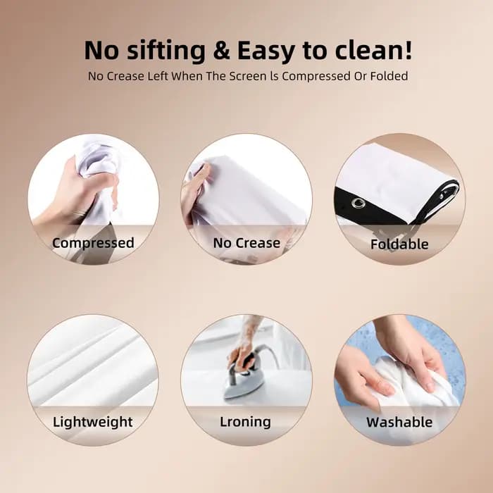 Salange ecran projection écran de projection Portable et pliable