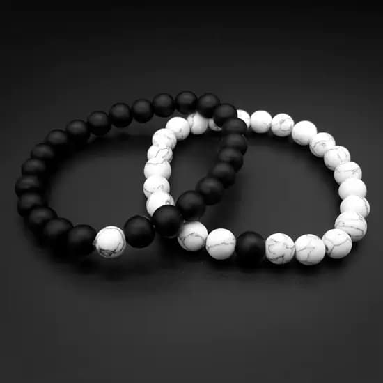 Bracelet en pierre fait à la main pour Couple, 8mm, bouddha, Bracelets pour femme