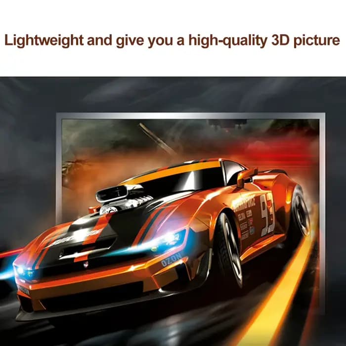 Véritables cinémas 3D VQ163R lunettes 3D passives polarisées pour TV 3D