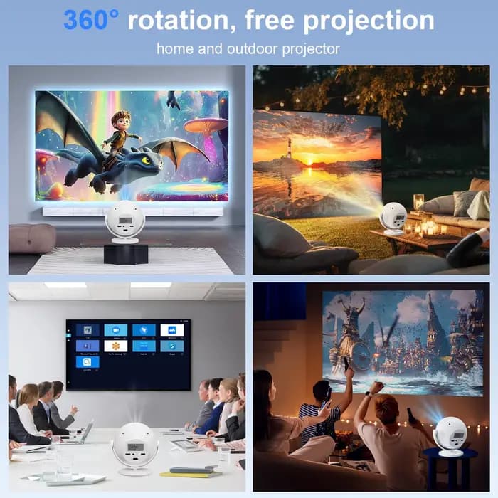 Projecteur sphérique de cinéma maison 4K XBJ