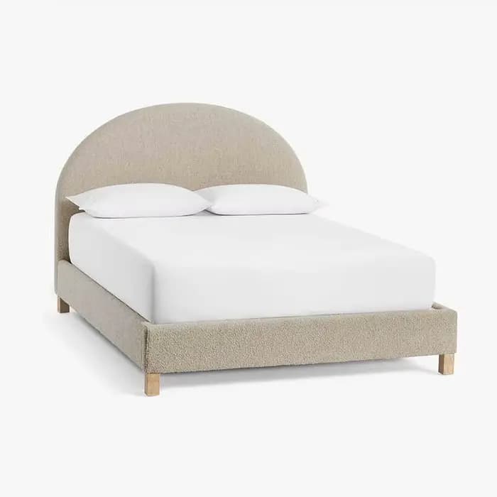 Chambre à coucher minimaliste lits de luxe fantaisie Queen Size cadre lit tables de nuit rembourré Letto Matrimoniale meubles accessoires