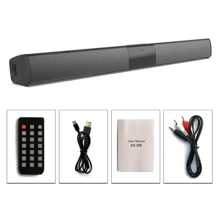 XIKCU barre de son haut-parleurs Bluetooth 5.3 barre de son stéréo son Surround cinéma maison avec t
