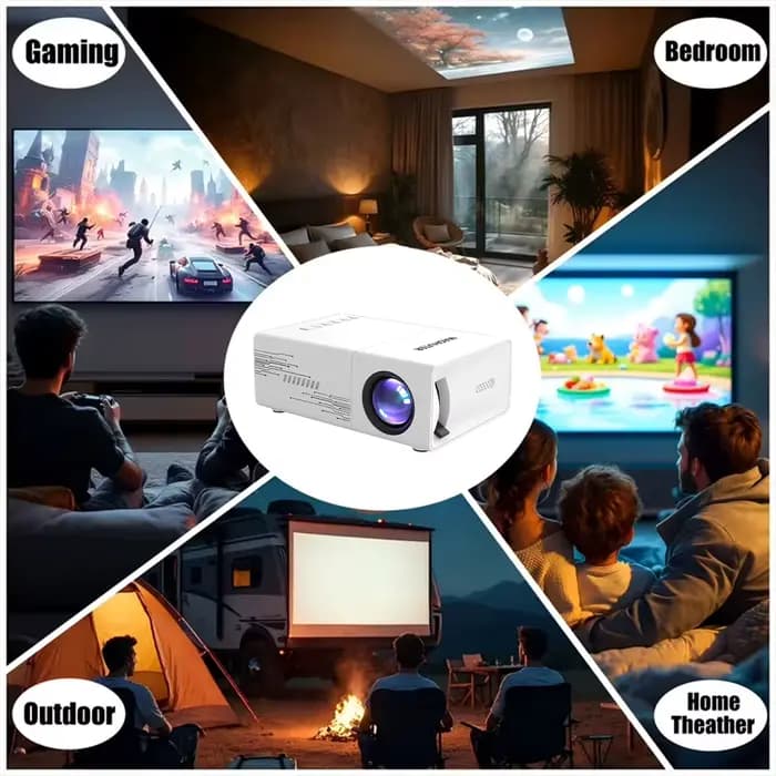 Mini projecteur HD effet home cinéma
