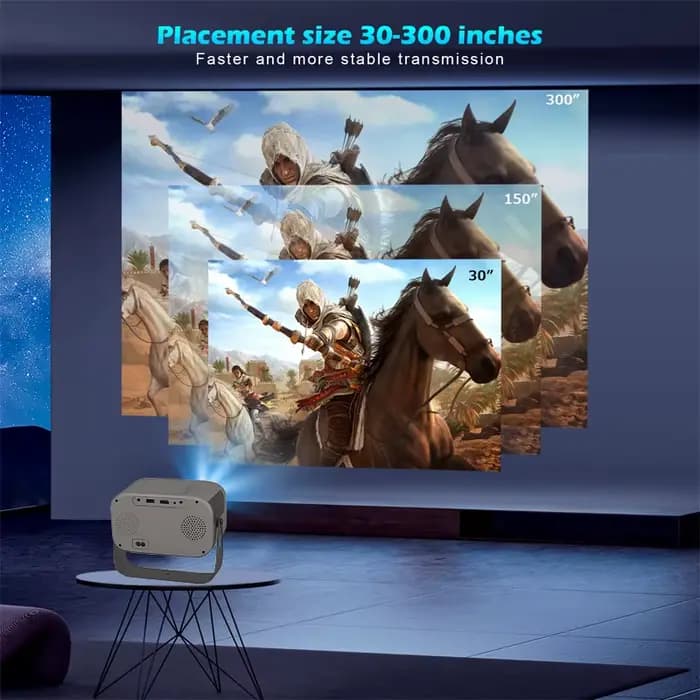 Mini projecteur mural 4K