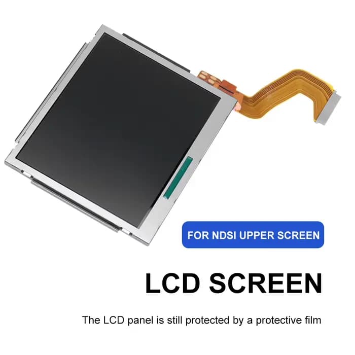 Original Top LCD Screen for Nintend NDSL Game Console LCD Display Screen Easy Installation Upper LCD Screen Replacement for NDSL