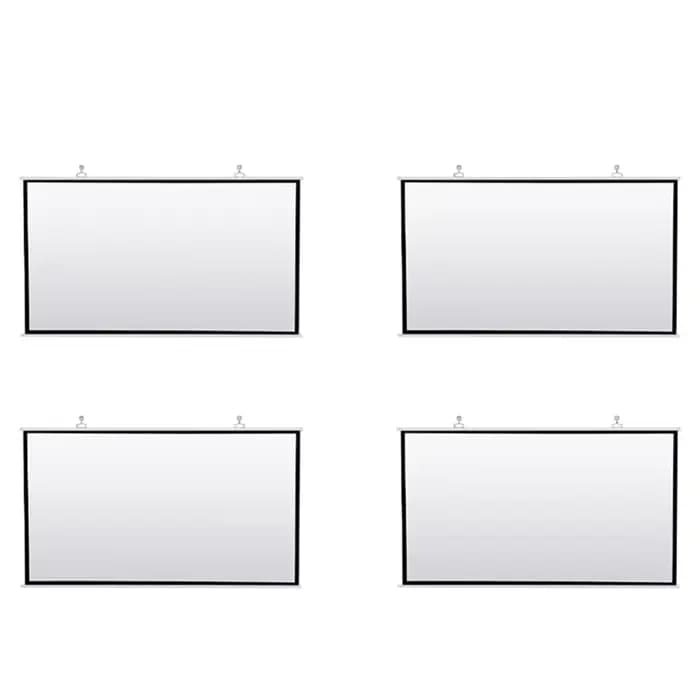 Écran de projecteur Portable FULL-24X pour Home cinéma extérieur HD blanc pliable Anti-pli (100 pouces)
