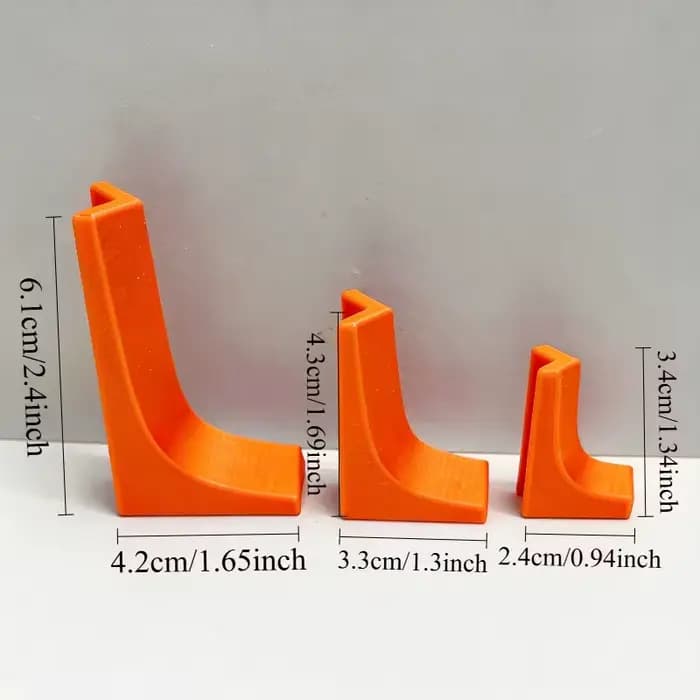 Lot de 3 guides de perçage avec rainures en V pour une ajustement parfait | Outil de positionnement carré plus durable que les rails ronds
