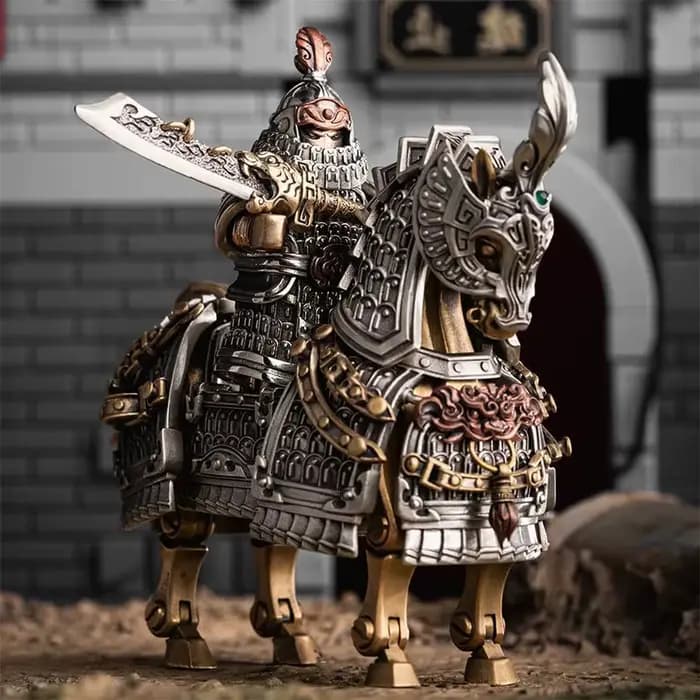 Modèle de cheval articulé en métal magnétique Rmored Version Warhorse, décoration classique, charmant, collection de cadeaux, ornement de série