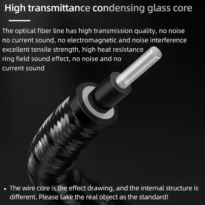 ATAUDIO câble Audio optique numérique Toslink SPDIF