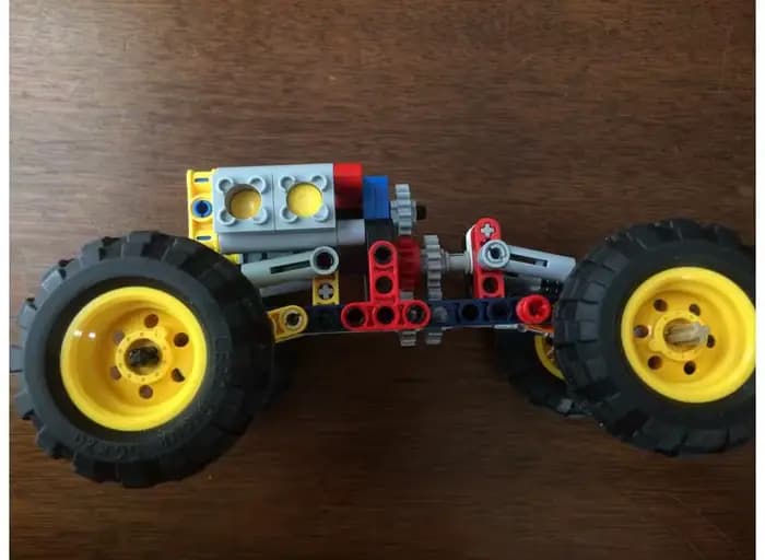 MOC – châssis de véhicule tout-terrain, Kit éducatif, modèle de blocs de construction de technologie scientifique créative