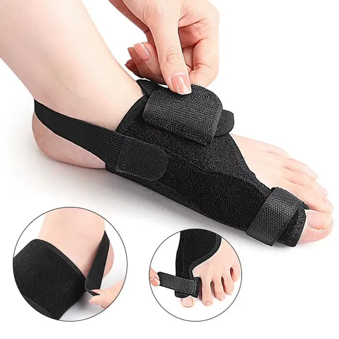 Lisseur de gros orteils, attelle d'oignon réglable, Correction d'hallux Valgus, attelle de soutien du gros orteil, soulagement de la douleur pour la journée et la nuit, 1 pièce
