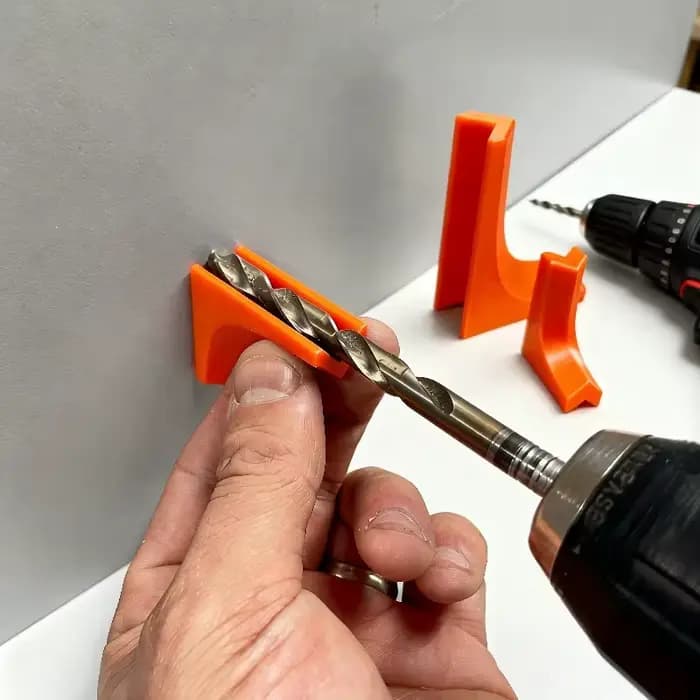 Lot de 3 guides de perçage avec rainures en V pour une ajustement parfait | Outil de positionnement carré plus durable que les rails ronds
