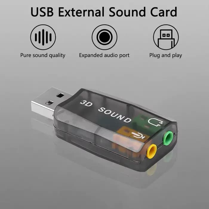Carte son externe USB 5.1 canaux indépendante pour ordinateur portable