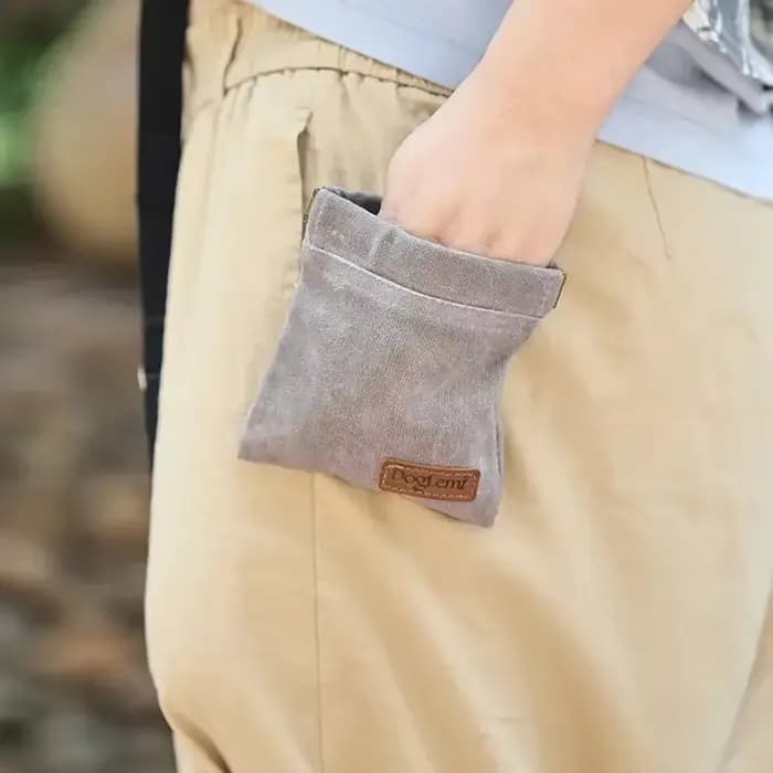 Sac de collation d'entraînement pour chien, pochette de friandises pour chien de compagnie de voyage en plein air, sac distributeur de nourriture Portable résistant à l'huile, accessoires durables pou
