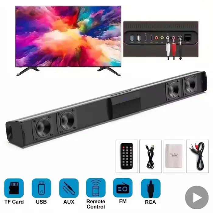 Barre De son pour TV caisson De basses haut-parleur Bluetooth
