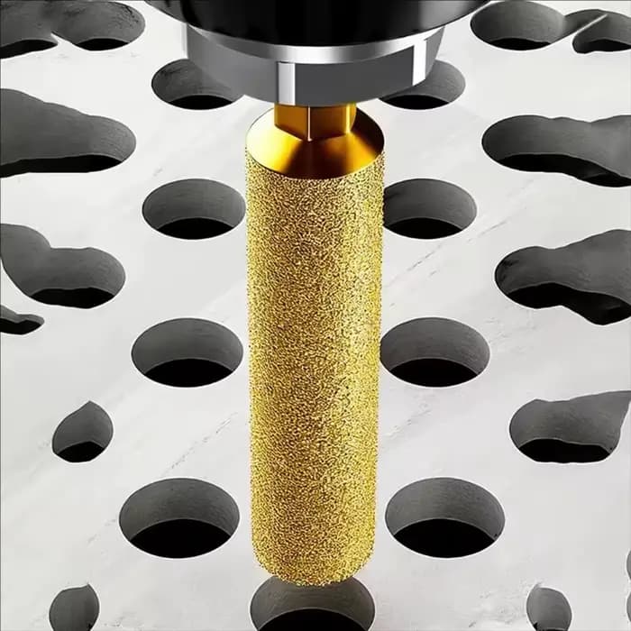 Mèches diamantées à tige hexagonale, perçage à sec pour carreaux de céramique, granit, marbre, scie cloche, ensemble d'outils de coupe de carreaux