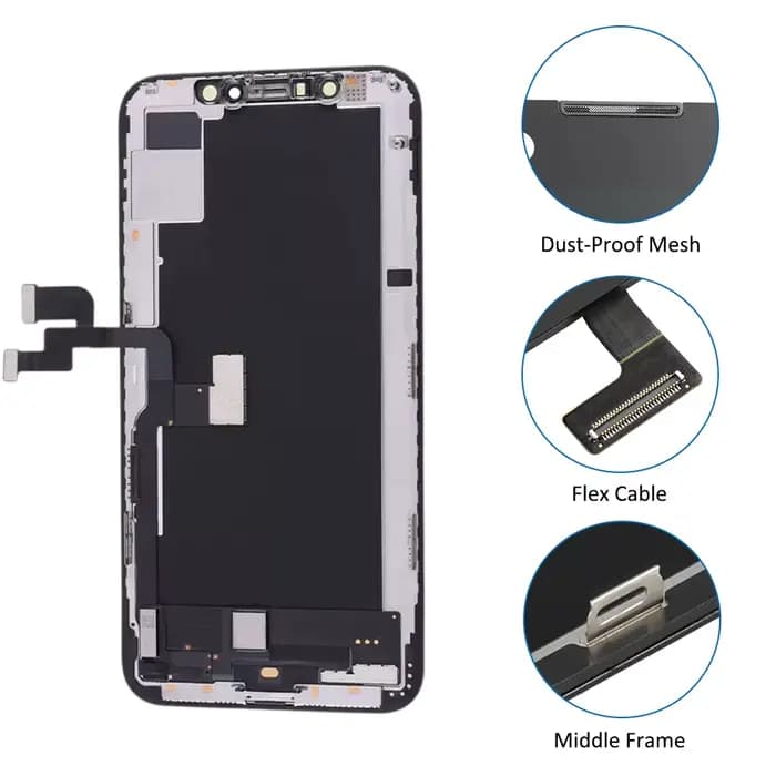 Écran OLED pour iPhone X XR XS 11 12 Pro Max 12 Mini 13, assemblage d'écran LCD, numériseur tactile, remplacement complet, qualité AAA